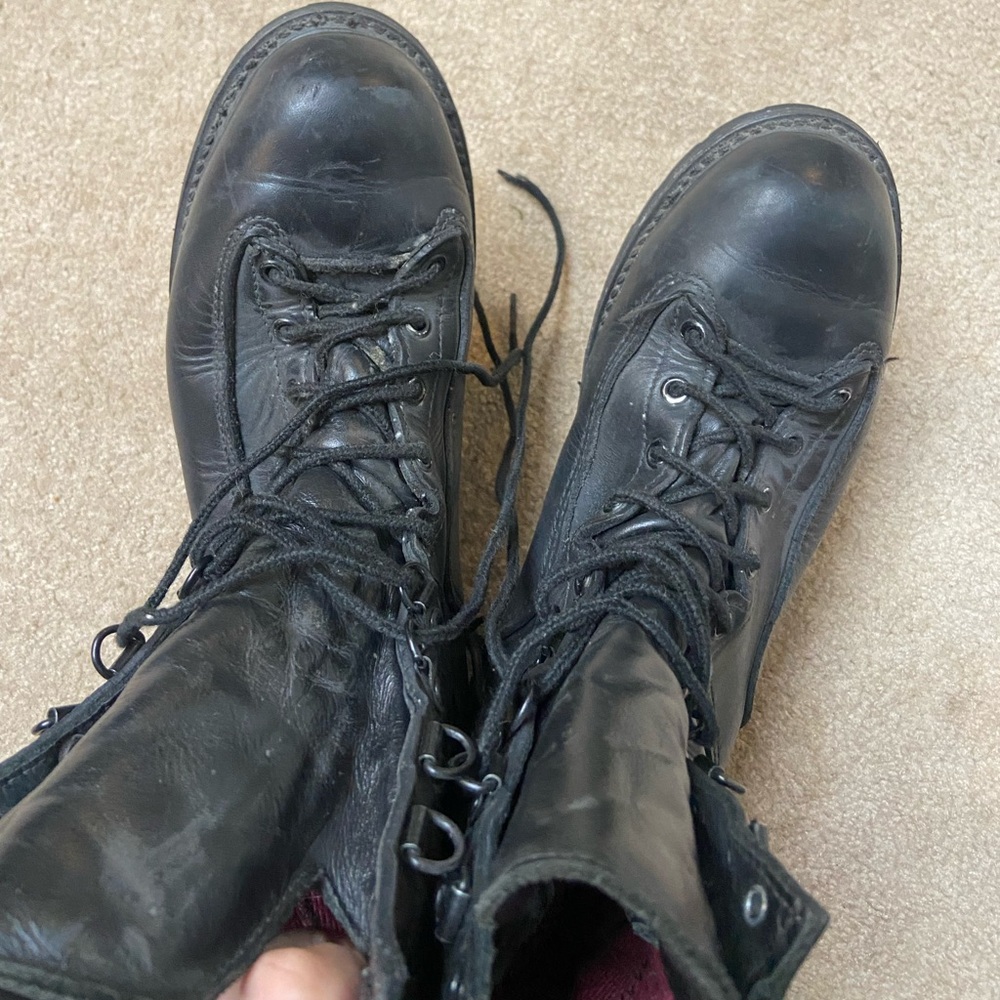Mens police/ combat boots